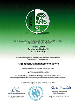AMS Zertifikat